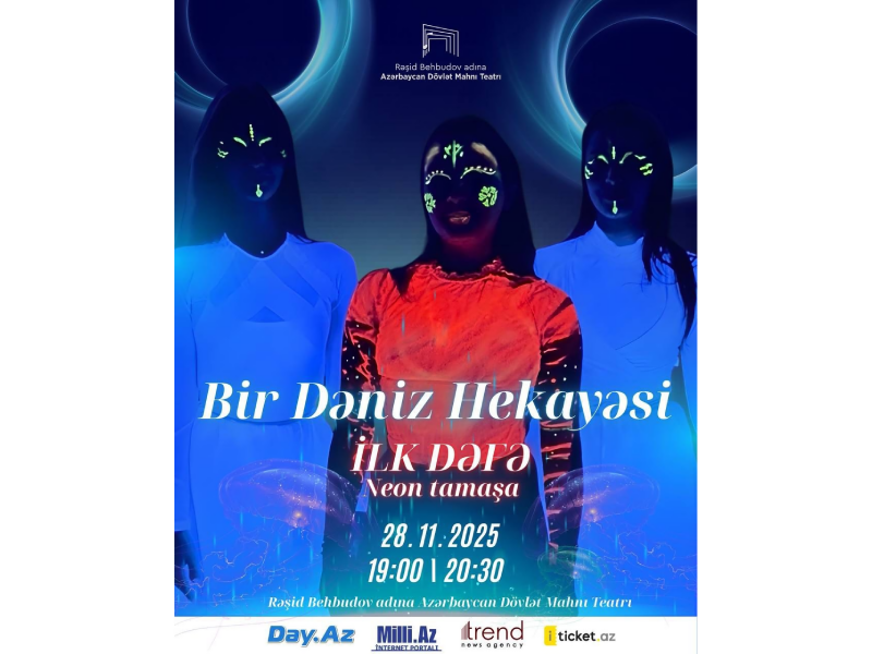 Rəşid Behbudov adına Azərbaycan Dövlət Mahnı Teatrında ilk dəfə  NEON TAMAŞA!  VİDEO