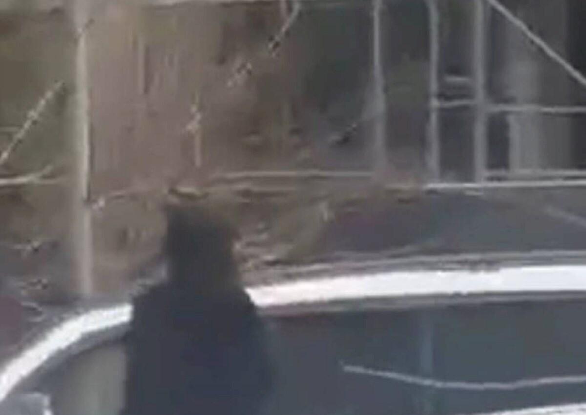 Bakıda &ccedil;ılpaq qadın k&uuml;&ccedil;ədə gəzdi 