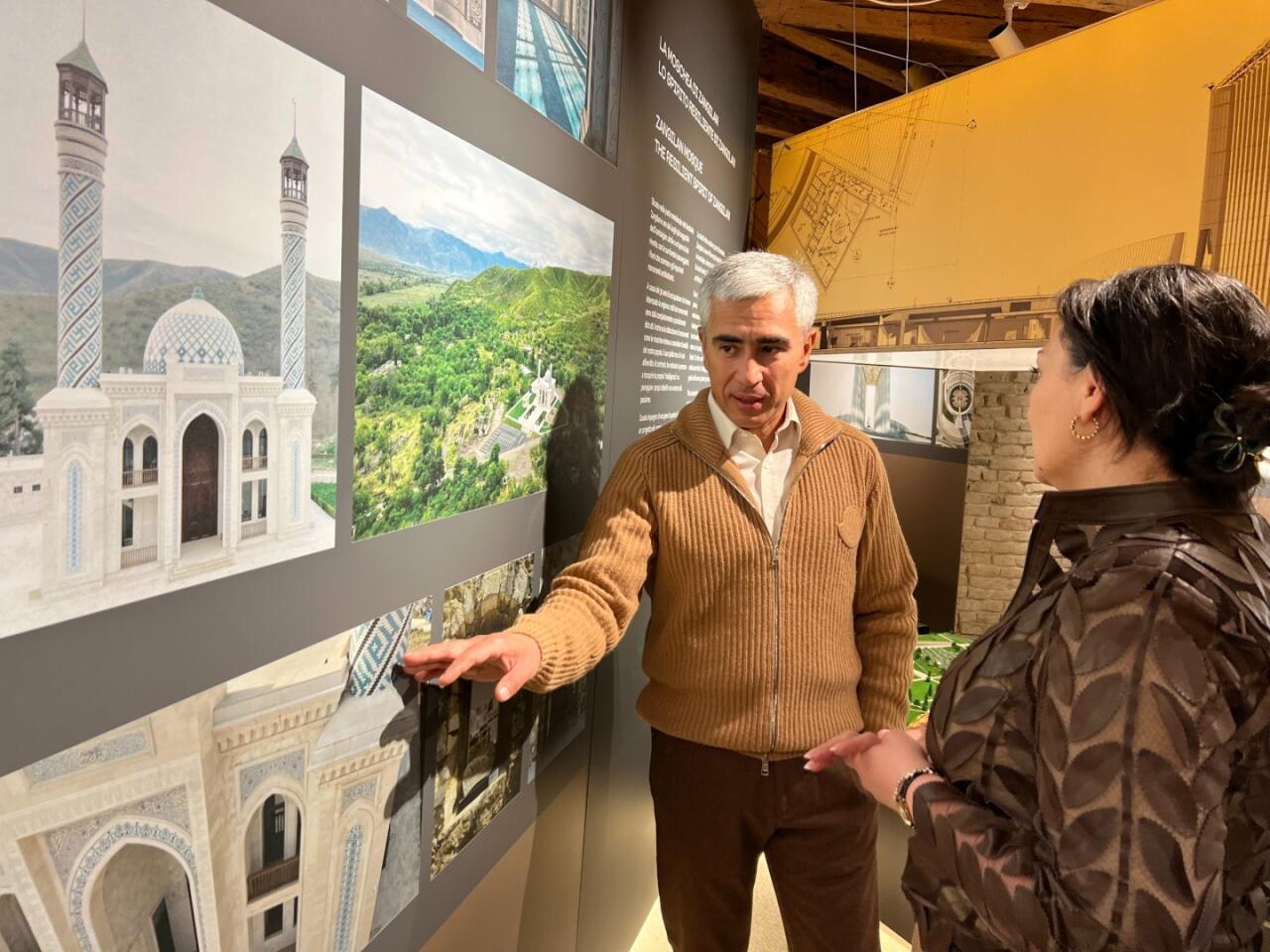 Anar Ələkbərov: "Azərbaycan Prezidenti İlham Əliyevin tapşırığı ilə Zəngilan məscidi Venesiya Arxitektura Biennalesində təqdim olunub"  FOTO