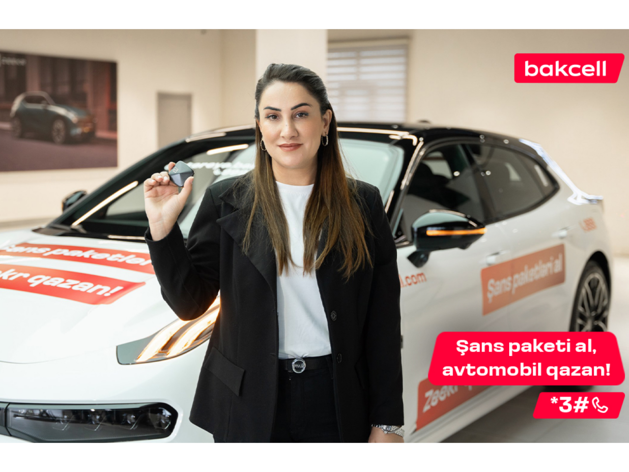 9cu l&uuml;ks avtomobili Leyla Fətəliyeva qazandı!