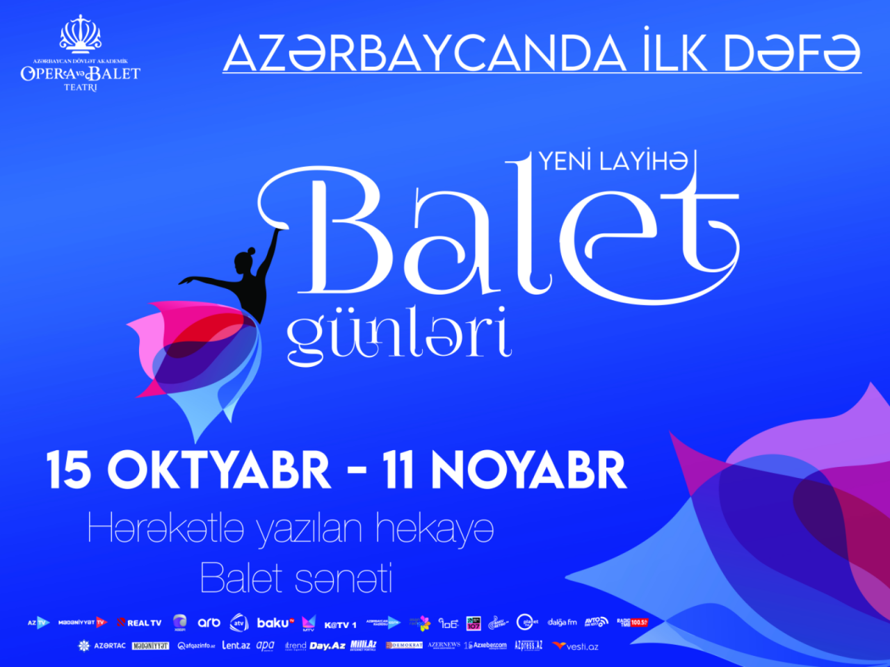 Azərbaycanda ilk dəfə olaraq genişmiqyaslı “Balet günləri” layihəsinə start verirlir