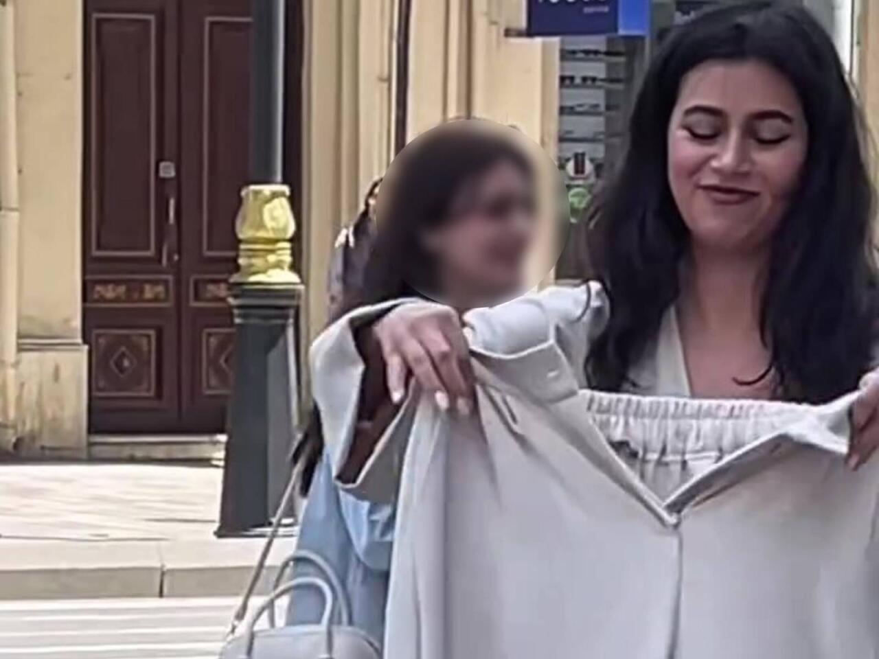 Bakıda qızı küçədə "soyundurub" reklam çəkdilər  VİDEO