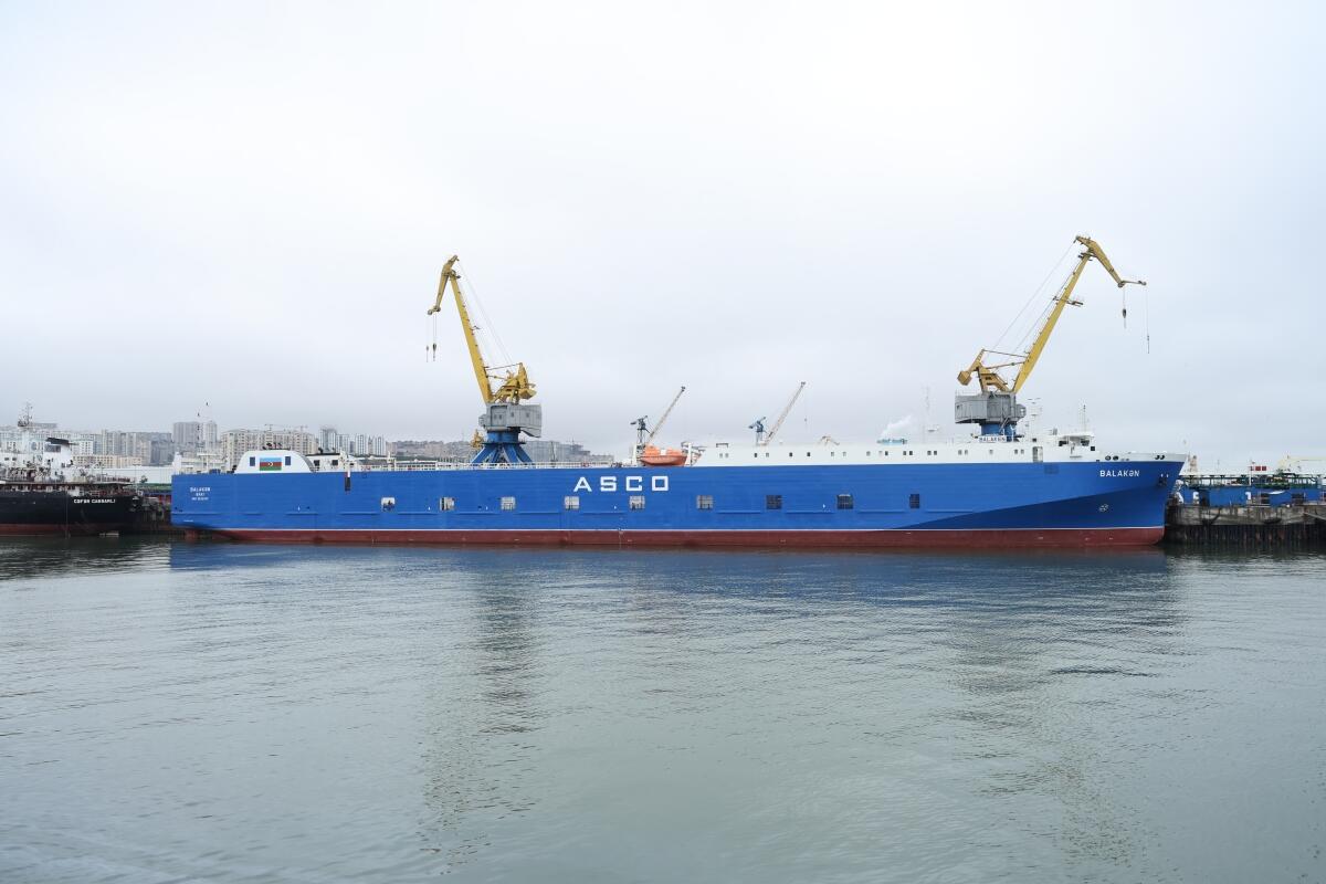 &ldquo;Balakən&rdquo; gəmibərəsi təmir olunaraq istismara qaytarılıb