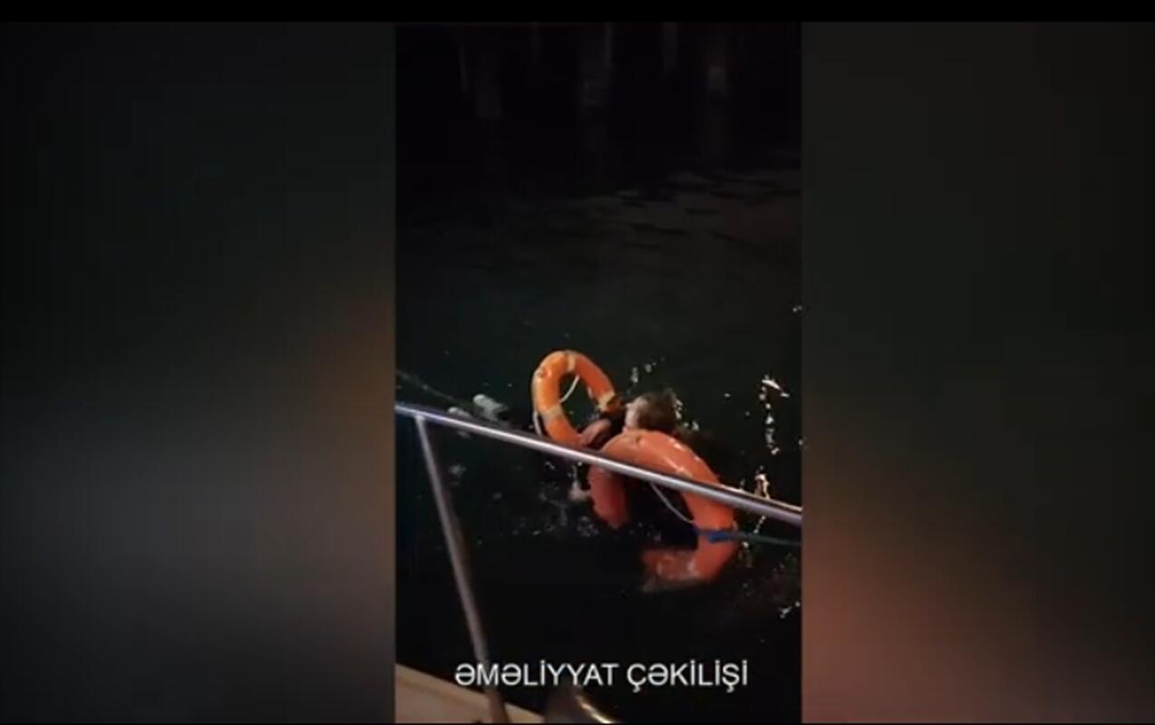 Ağ Şəhərdə dənizdə batan şəxs xilas edildi 