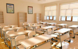 Bakıda bu məktəbdə şagirdlər 1 aydır dərsə getmirlər  FOTOFAKT