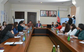 &ldquo;Uğurlu kommunikasiya: səlis nitq və sərl&ouml;vhə yaradıcılığı&rdquo; m&ouml;vzusunda təlim ke&ccedil;irilib 