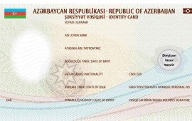 Azərbaycanda yeni şəxsiyyət vəsiqələrinin verilməsinə BAŞLANILDI