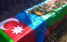 Şəhid Sahil İbrahimovla vida mərasimi keçirilib 