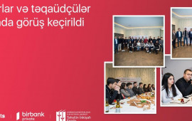 &ldquo;Qırmızı &Uuml;rəklər&rdquo; Təhsil Təqa&uuml;d Proqramının qalibləri donorlarla g&ouml;r&uuml;ş&uuml;b