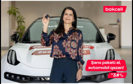 Bakcell abunəçisi 1 AZNlə lüks avtomobil sahibi oldu!