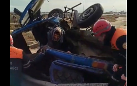 Bakıda sərnişin avtobusu ağır qəza etdi  &Ouml;lənlər və yaralananlar var  YENİLƏNİB 