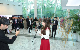Xanım Paşazadənin “Duyğuların palitrasından rəngli misralara” adlı sərgikonserti təqdim olunub  FOTO