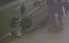 &ldquo;İ&ccedil;ərişəhər&rdquo; yaxınlığında ağır qəza  maşın aşdı 