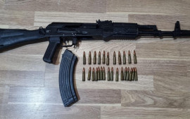 Tərtərdə əməliyyat  Elməddin Xıdırovun evində avtomat aşkarlandı 