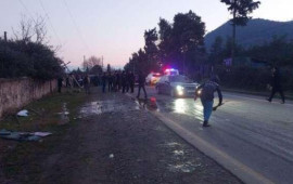 Astarada baş verən qəzanın g&ouml;r&uuml;nt&uuml;ləri yayıldı 