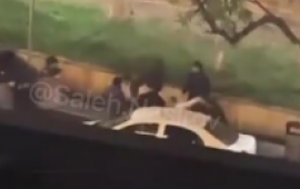 Bakıda k&uuml;&ccedil;ənin ortasında k&uuml;tləvi dava 