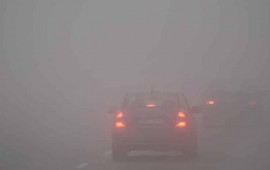 Qar yağıb, qatı duman m&uuml;şahidə olunur  FAKTİKİ HAVA