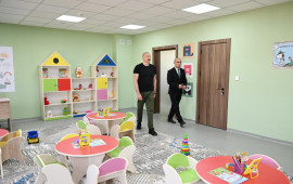 Ağdam şəhərində 1 nömrəli körpələr eviuşaq bağçası istifadəyə verilib  FOTO