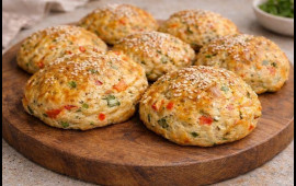 Tərəvəzli "Tezbazar pirojki" resepti