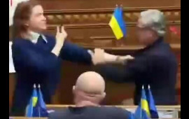 Ukrayna Ali Radasında deputatlar arasında əlbəyaxa dava 