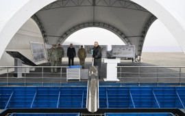 İlham Əliyev Ağdərə rayonunda X&uuml;susi Əməliyyat Mərkəzinin təməlini qoyub 