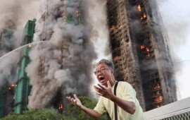 Honkonqda baş verən yanğın nəticəsində &ouml;lənlərin sayı artdı