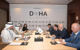 Hikmət Hacıyev K&ouml;rfəz Əməkdaşlıq Şurasının rəhbəri ilə g&ouml;r&uuml;ş&uuml;b