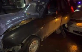 Sumqayıtda zəncirvari qəza  8 maşın toqquşdu