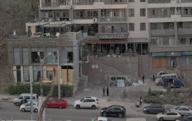 Azərbaycanın h&uuml;cuma məruz qalan səfirliyindən FOTOLAR