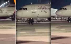 Əl yelləyib təyyarəni saxlatmaq istədilər 