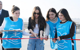 Leyla Əliyeva Qaradağda yeni parkın a&ccedil;ılışında iştirak edib  FOTO