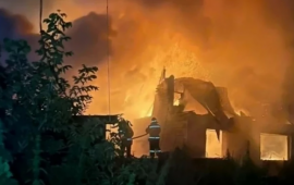 Qazaxıstanda g&uuml;cl&uuml; yanğın: 9u uşaq olmaqla 12 nəfər &ouml;ld&uuml;