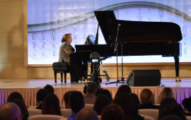 Qəbələ festivalında Üzeyir Hacıbəylinin 140 illiyinə həsr edilmiş konsert təqdim olunub  FOTO