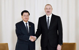 Prezident: Azərbaycan Laos ilə əməkdaşlığın yeni məzmunla zənginləşməsinə x&uuml;susi &ouml;nəm verir