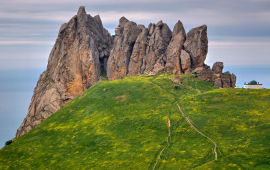 Beşbarmaqda qədim karvansaray aşkarlandı 