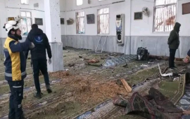 Suriyada məsciddə partlayış  &ouml;lənlər və yaralananlar var