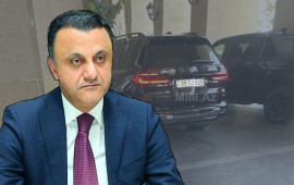 V&uuml;qar Qurbanov 300 minlik avtomobil s&uuml;r&uuml;rm&uuml;ş  N&ouml;mrəsi də x&uuml;susi se&ccedil;ilib  FOTO