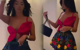 Aysel kürək və sinə dekolteli geyimi ilə DİQQƏT ÇƏKDİ 