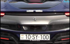 "Ferrari" ilə reyddə saxlanıldı, 50 manat cərimə yazıldı  10SY100&uuml;n s&uuml;r&uuml;c&uuml;s&uuml; kimdir?  VİDEO