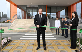 Prezident dərman preparatları istehsalı m&uuml;əssisəsinin a&ccedil;ılışında iştirak edib  FOTO