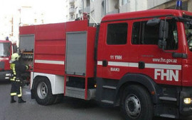 Yasamalda bina yanır 