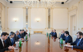 İlham Əliyev Gideon Saarı qəbul edib  FOTO