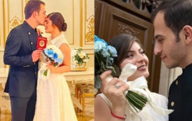 Əməkdar artistin oğlu evləndi 