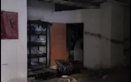 Dəhşətli yanğının başladığı yerdən g&ouml;r&uuml;nt&uuml;lər 