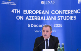 Ceyhun Bayramov Vyanada Konfransda &ccedil;ıxış edib 