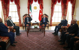 Ərdoğan Əhməd əşŞaraa ilə görüşdü