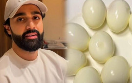 Hər səhər 10 yumurta yeyir 