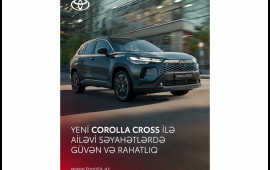 Yeni "Corolla Cross" yenilənmiş SUV &uuml;slubu ilə qarşınızdadır