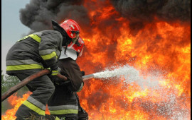 Cəbrayılda g&uuml;cl&uuml; yanğın başlayıb