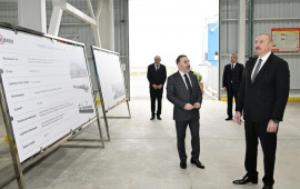 Prezident &ldquo;AZWOOL&rdquo; mineral daş yunu zavodunun a&ccedil;ılışında iştirak edib  VİDEO  FOTO